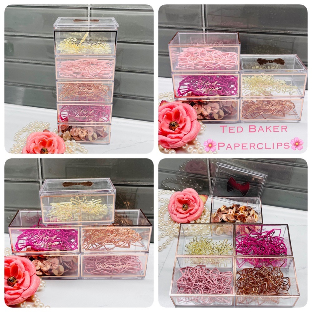 Ted Baker London Stationary 5 stacks containers